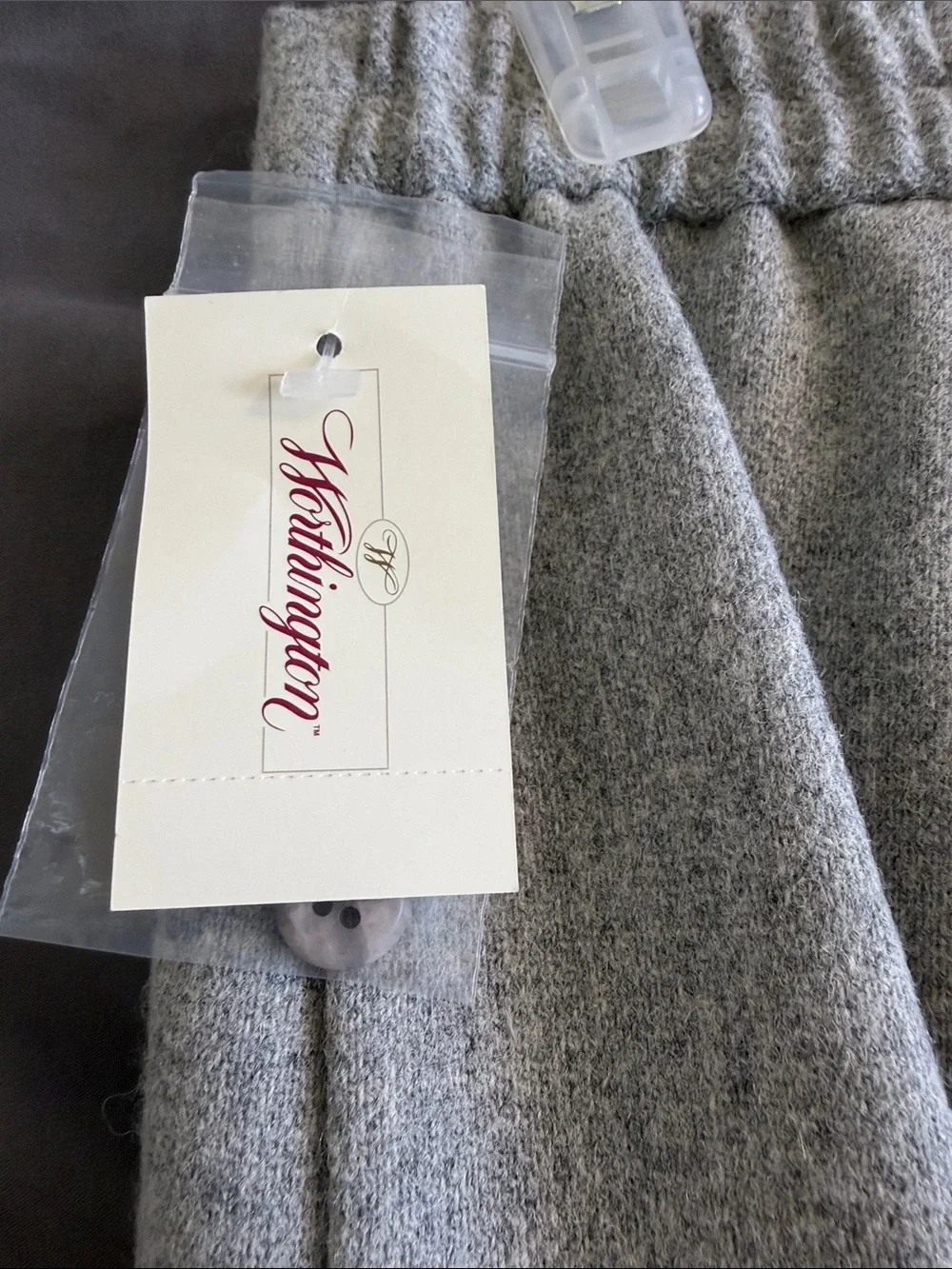 Worthington Gray Tweed Pencil Skirt women’s size 16 NWT lined